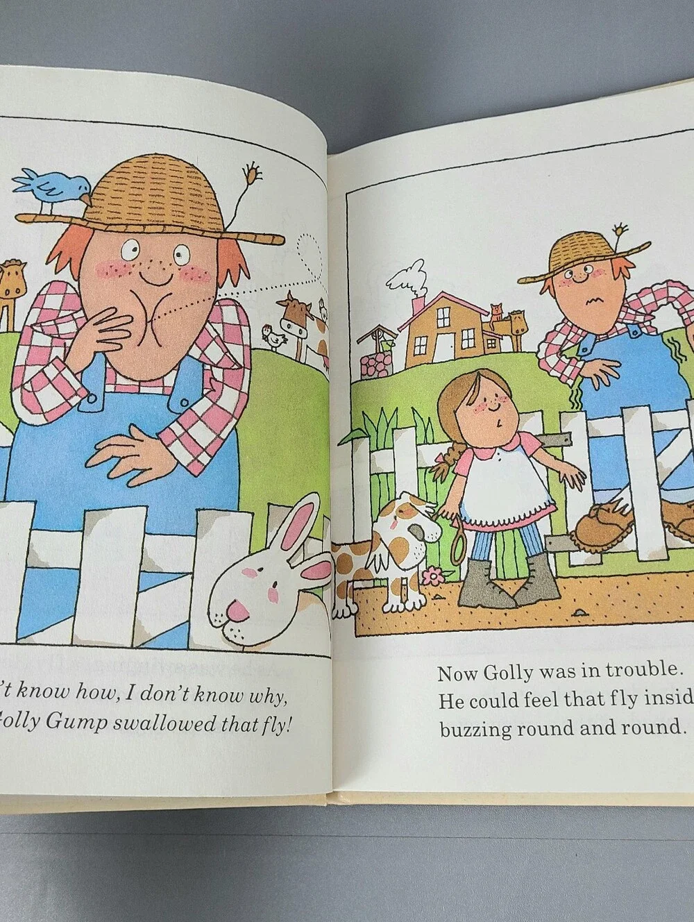 Golly Gump Swallowed a Fly Joanna Cole 1981 Early Printing Vintage Book